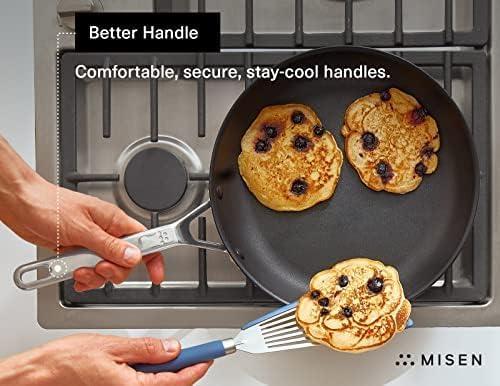 imageMisen Nonstick Frying Pan Premium Skillet with PFOAFree Coating Ideal for Omelettes Eggs and Induction Cooking Durable Aluminum Core WarpResistant Design and OvenSafe to 450F 10quot