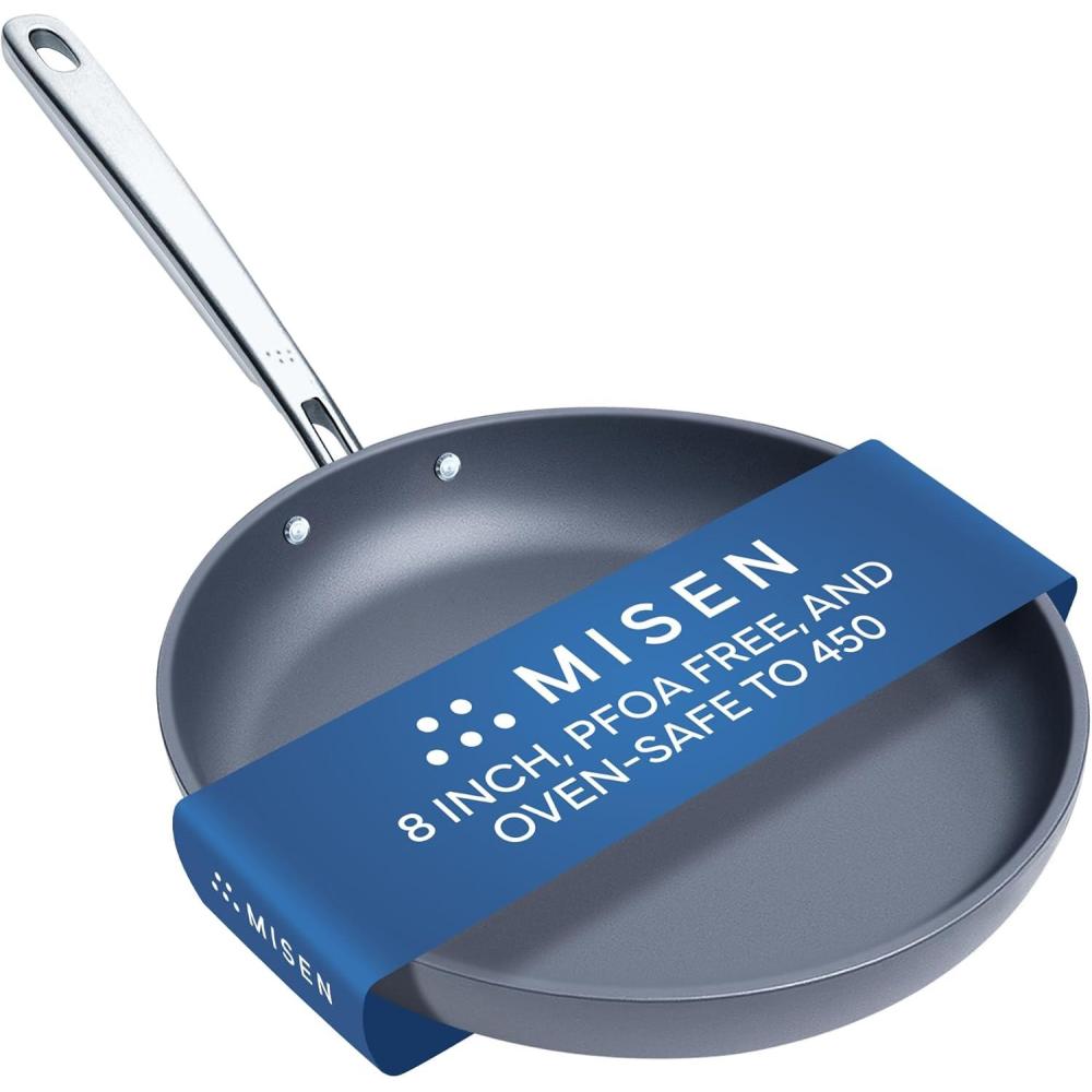 imageMisen Premium Nonstick Frying Pan 8 Inch  Premium Skillet for Meat Vegetables Eggs and More  Tough Long Lasting Non Stick Coating for Easy Cooking and Quick Clean Up